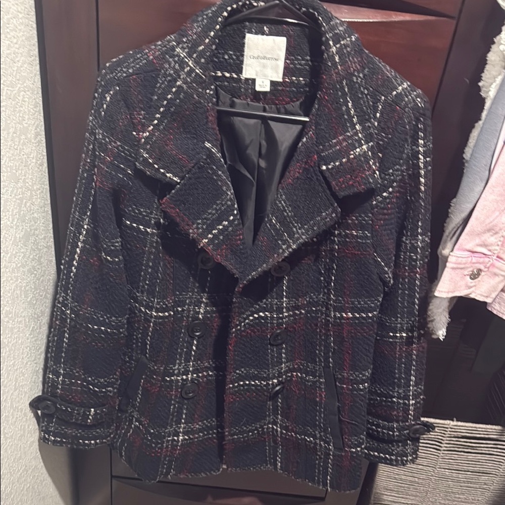 Chadwicks Women's Black Plaid Jacket
